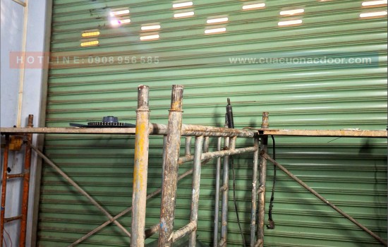 thay thế cửa thép kéo tay sang dùng motor quận 8
